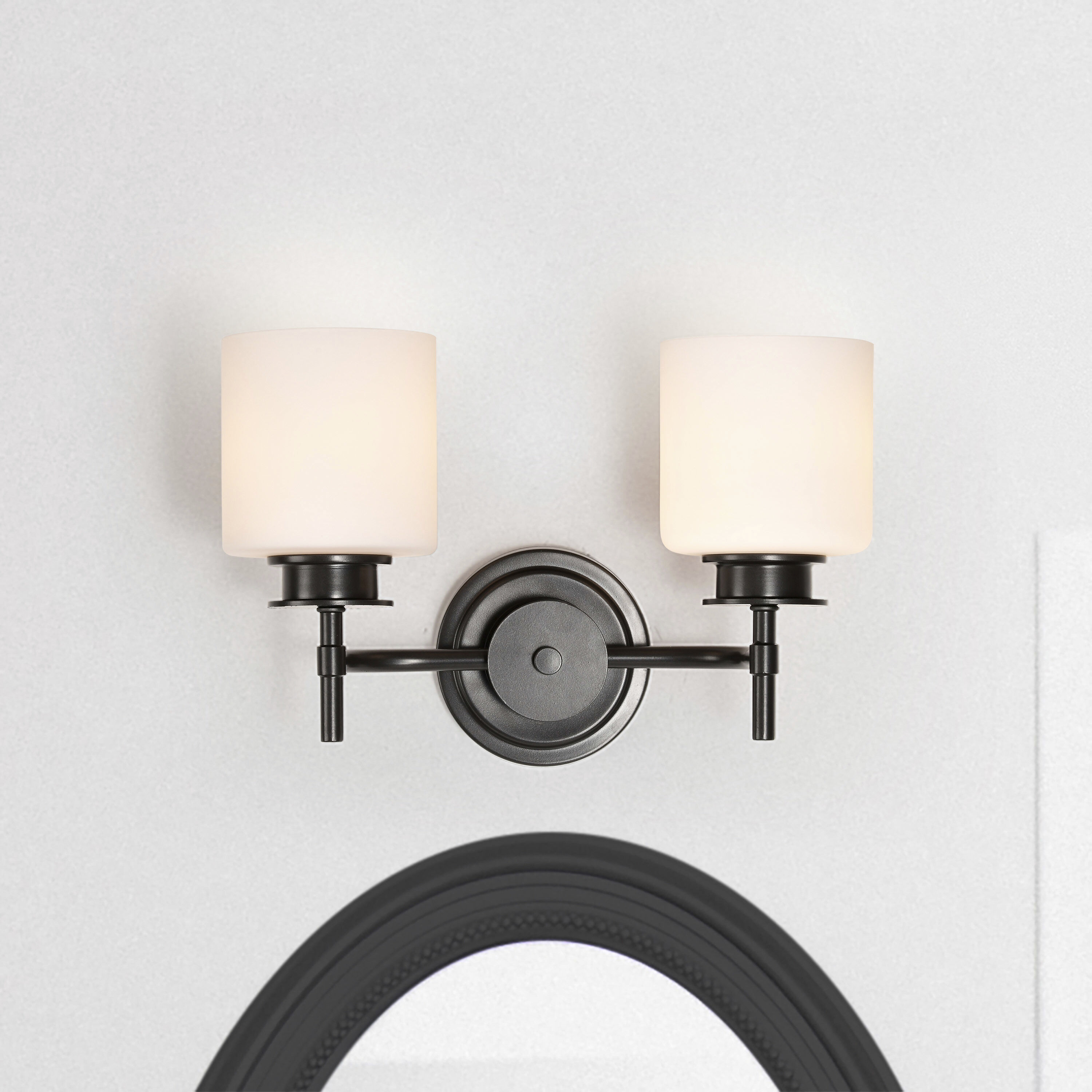 Warren 2 Light 14.5 inch Gun Metal Vanity Light Wall Light