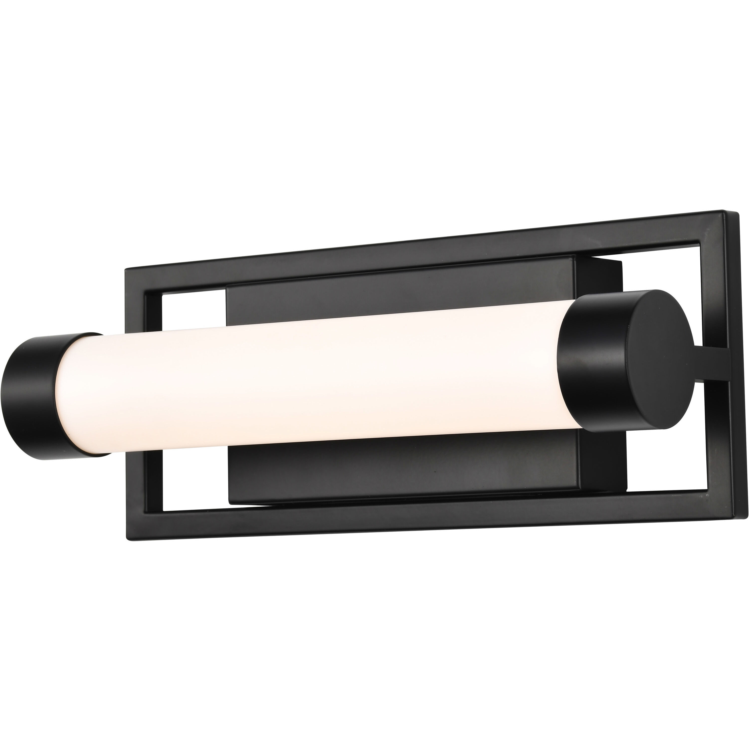 Canal LED 12 inch Matte Black Bath Vanity Light Wall Light