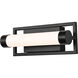 Canal LED 12 inch Matte Black Bath Vanity Light Wall Light