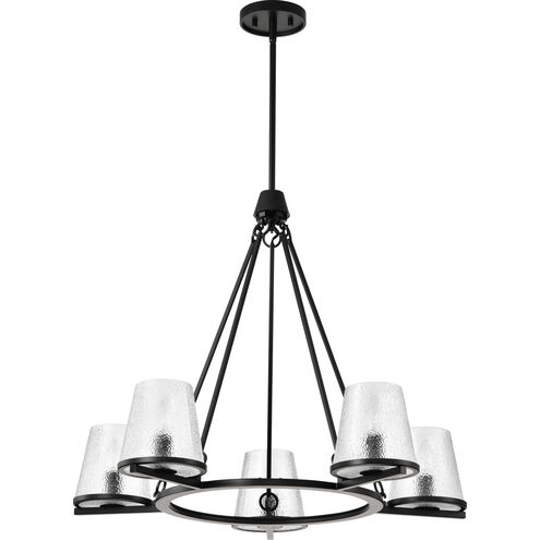 Valentine 30 inch Black Chandelier Ceiling Light