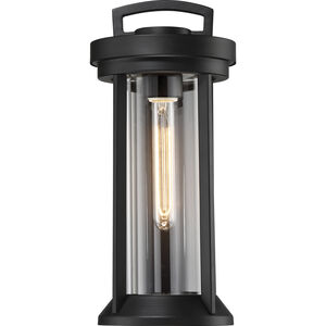 Huron 1 Light 16 inch Aged Bronze and Clear Outdoor Wall Mount