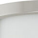Odeon 2 Light 13 inch Brushed Nickel Flush Mount Ceiling Light