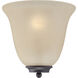 Empire 1 Light 10 inch Mahogany Bronze Wall Sconce Wall Light