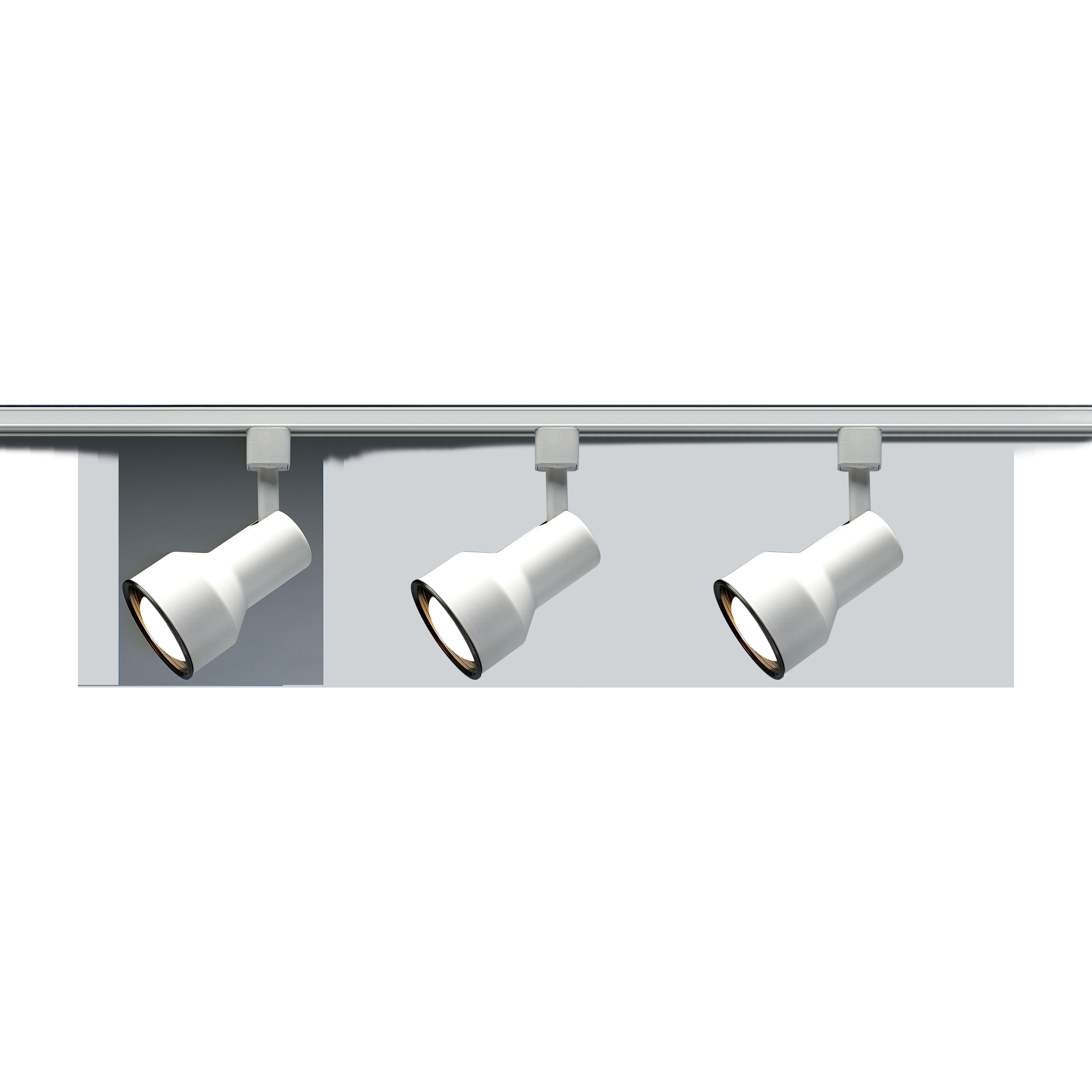 Brentwood 1 Light 120V White Track Lighting Ceiling Light