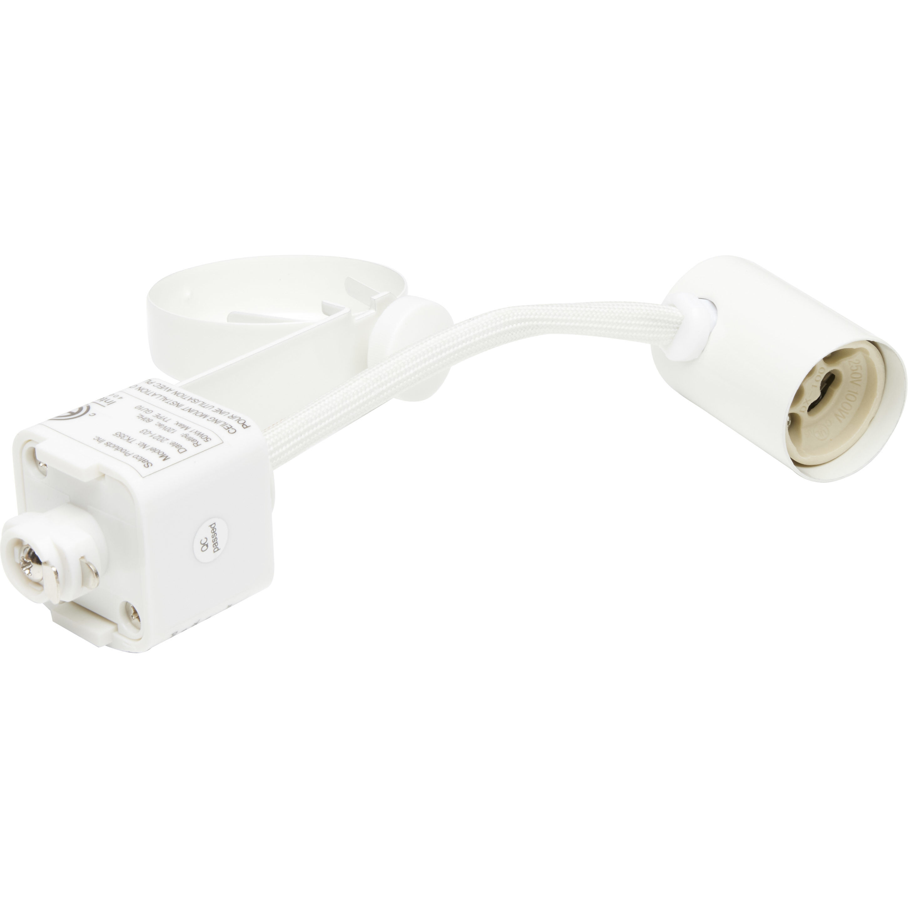 Brentwood 3 Light White Track Lighting Ceiling Light