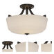 Laguna 2 Light 15.25 inch Forest Bronze Semi Flush Mount Ceiling Light