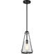 Valentine 8 inch Black Pendant Ceiling Light