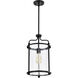 Yorktown 1 Light 10 inch Matte Black Pendant Ceiling Light