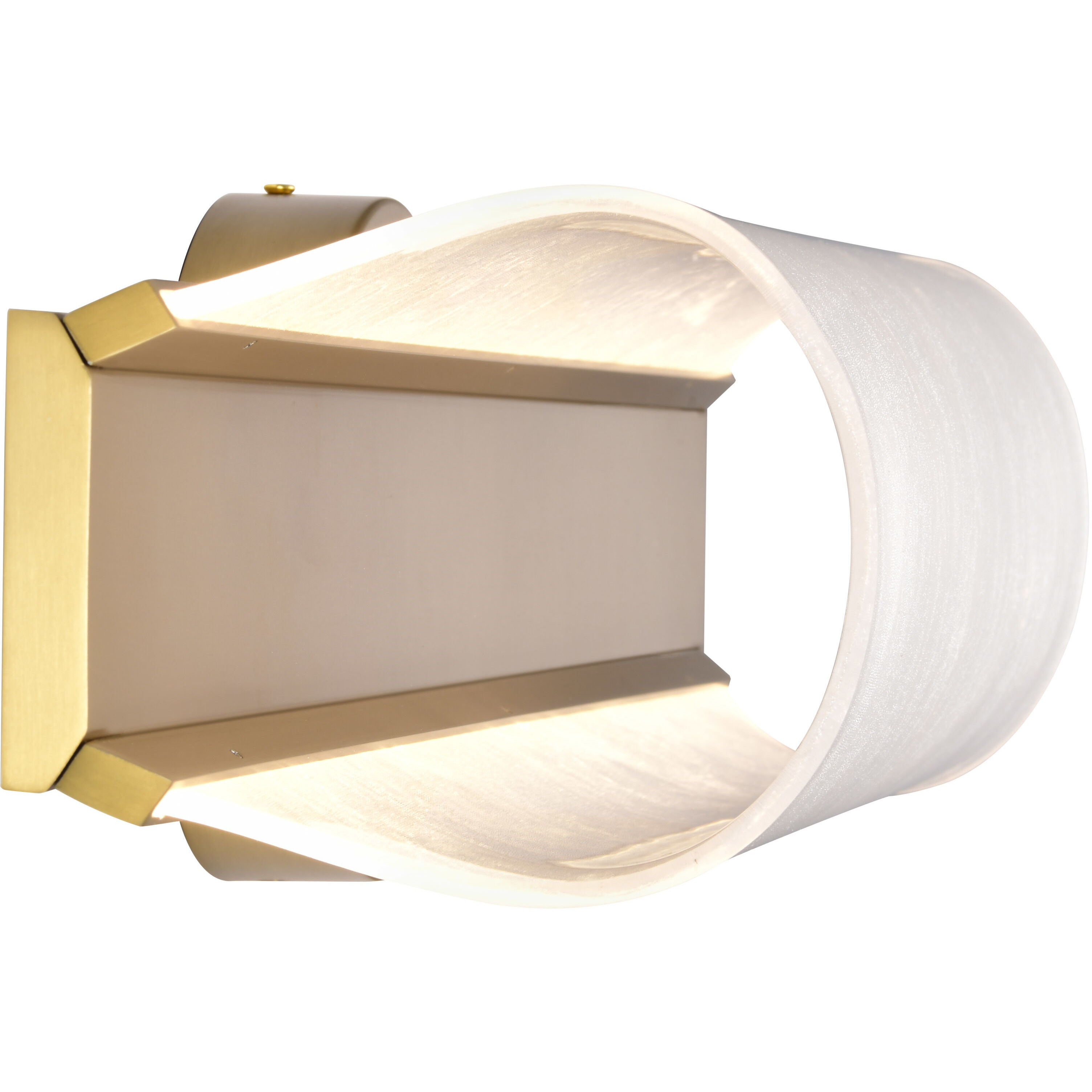 Idris LED 24.5 inch Vintage Brass Vanity Wall Light