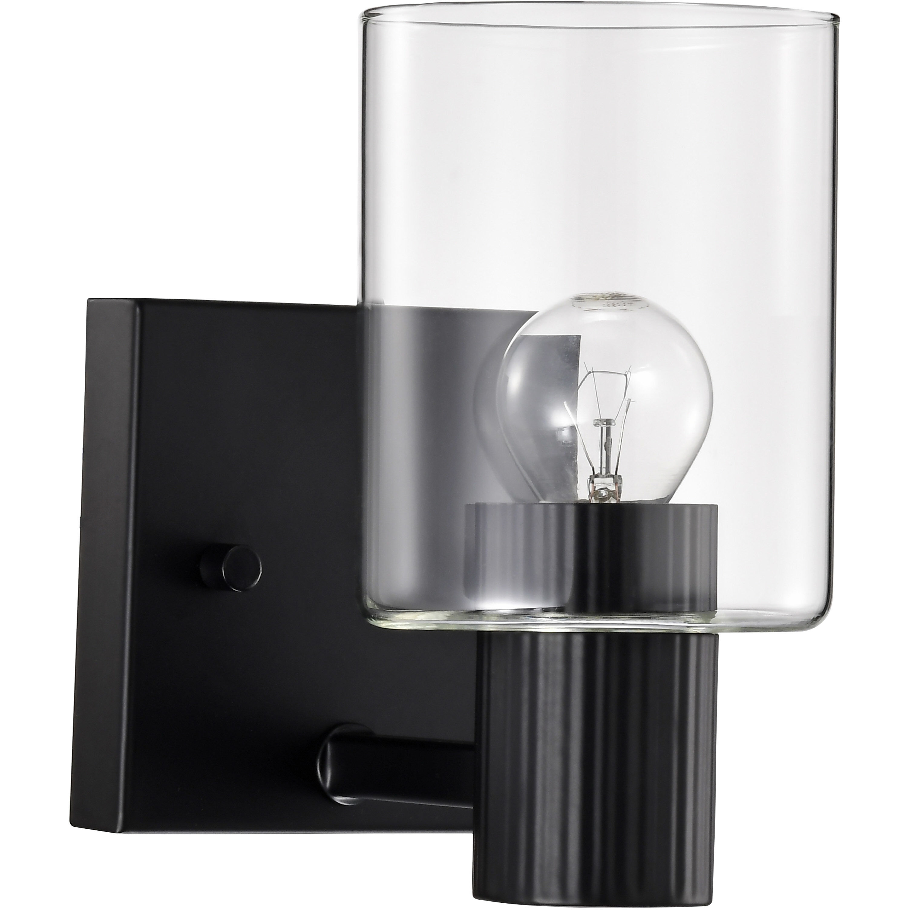 Clarksville 1 Light 4.5 inch Matte Black Vanity Light Wall Light