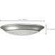 Brentwood LED 7.4 inch Brushed Nickel LED Disk Light Ceiling Light