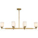 Solara 12 inch Natural Brass Pendant Ceiling Light