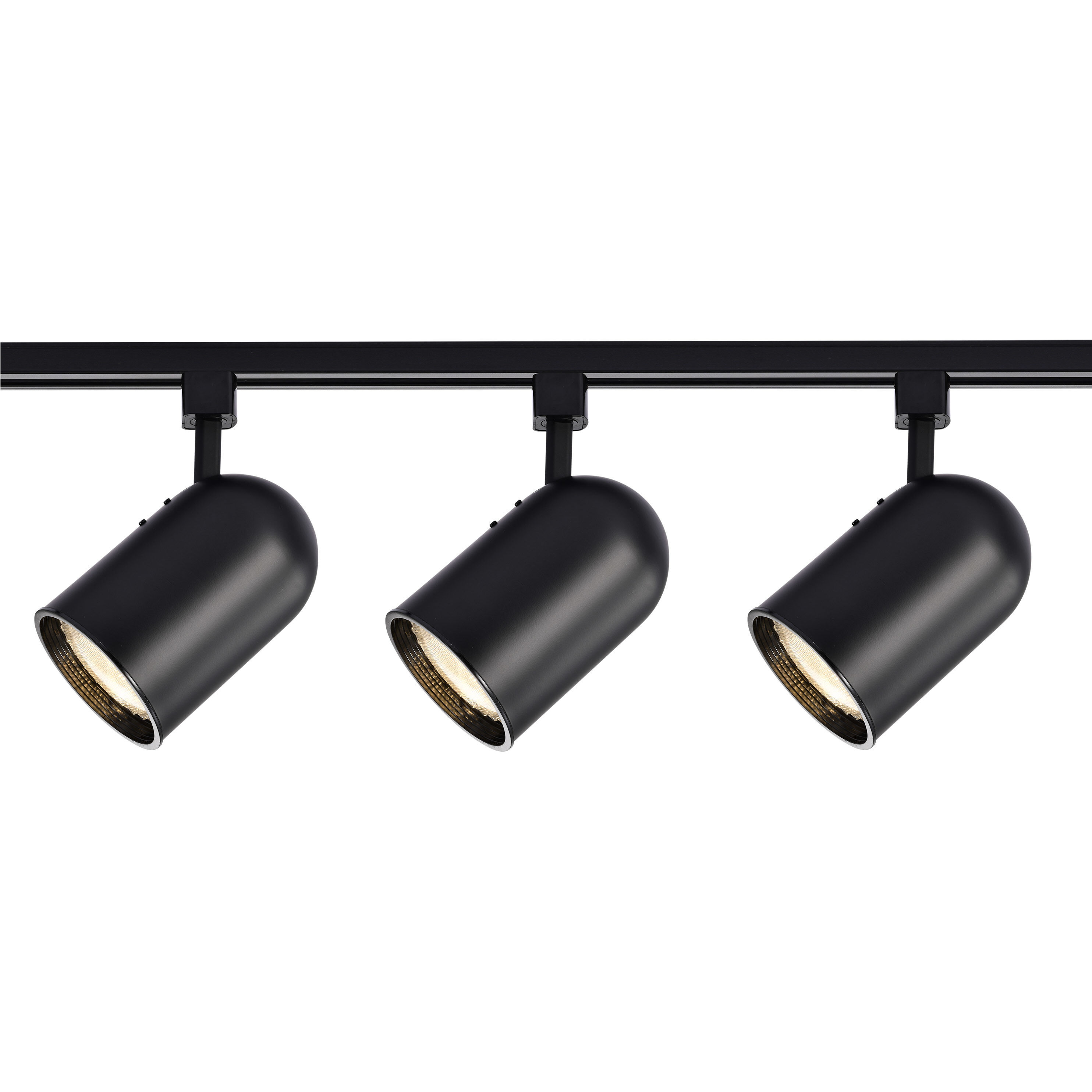 Brentwood 3 Light 120V Black Track Lighting Ceiling Light