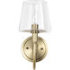 Brookside 1 Light 6 inch Vintage Brass Wall Sconce Wall Light