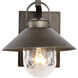 Ridge 8.13 inch Bronze Outdoor Wall Light