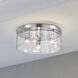 Marlowe 15 inch Polished Nickel Flush Mount Ceiling Light