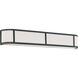 Odeon 4 Light 32 inch Aged Bronze Vanity Light Wall Light