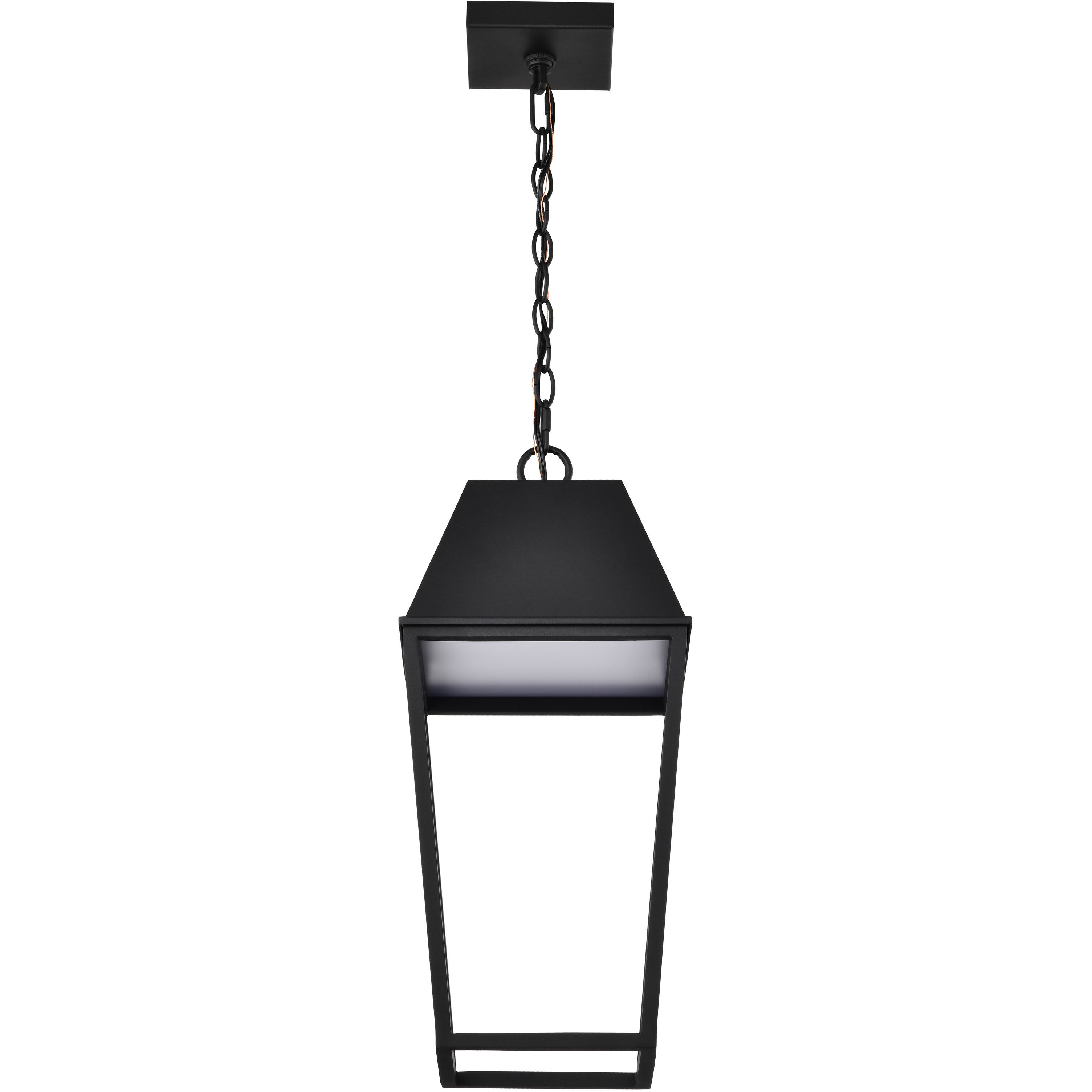 Colt LED 9.5 inch Matte Black Outdoor Hanging Light