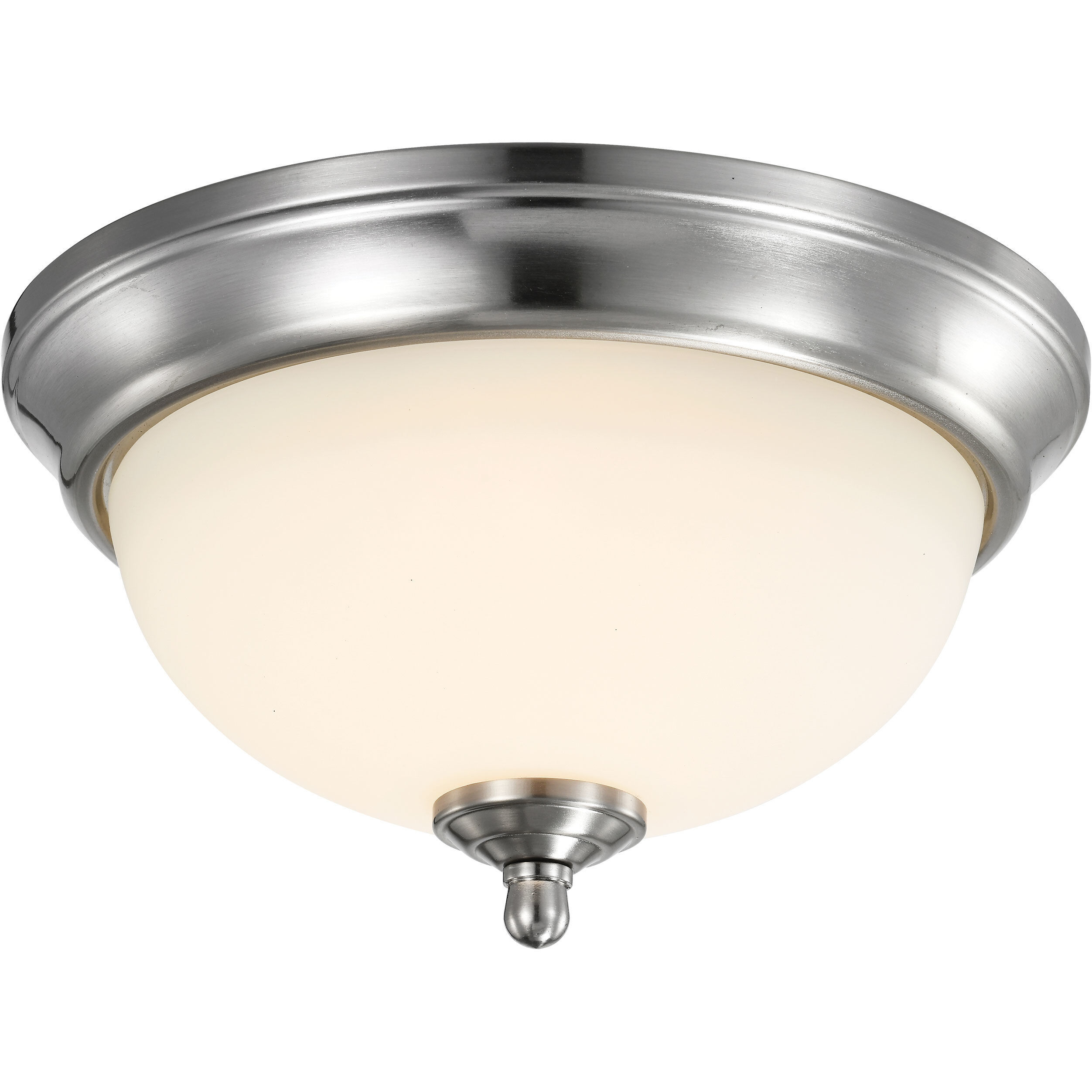 Brentwood LED 11 inch Brushed Nickel Flush Mount Ceiling Light