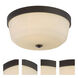 Laguna 3 Light 15 inch Forest Bronze Flush Mount Ceiling Light