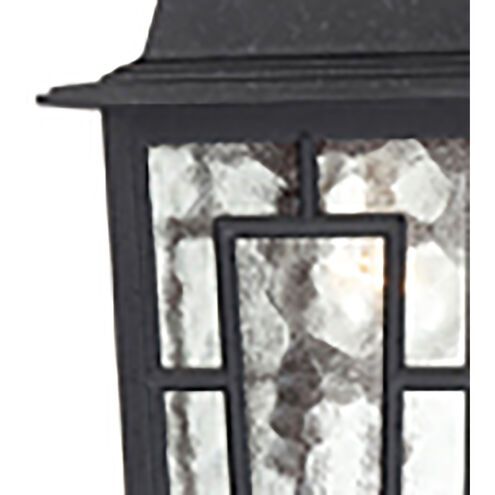 Banyan 1 Light 6 inch Textured Black Outdoor Hanging Lantern