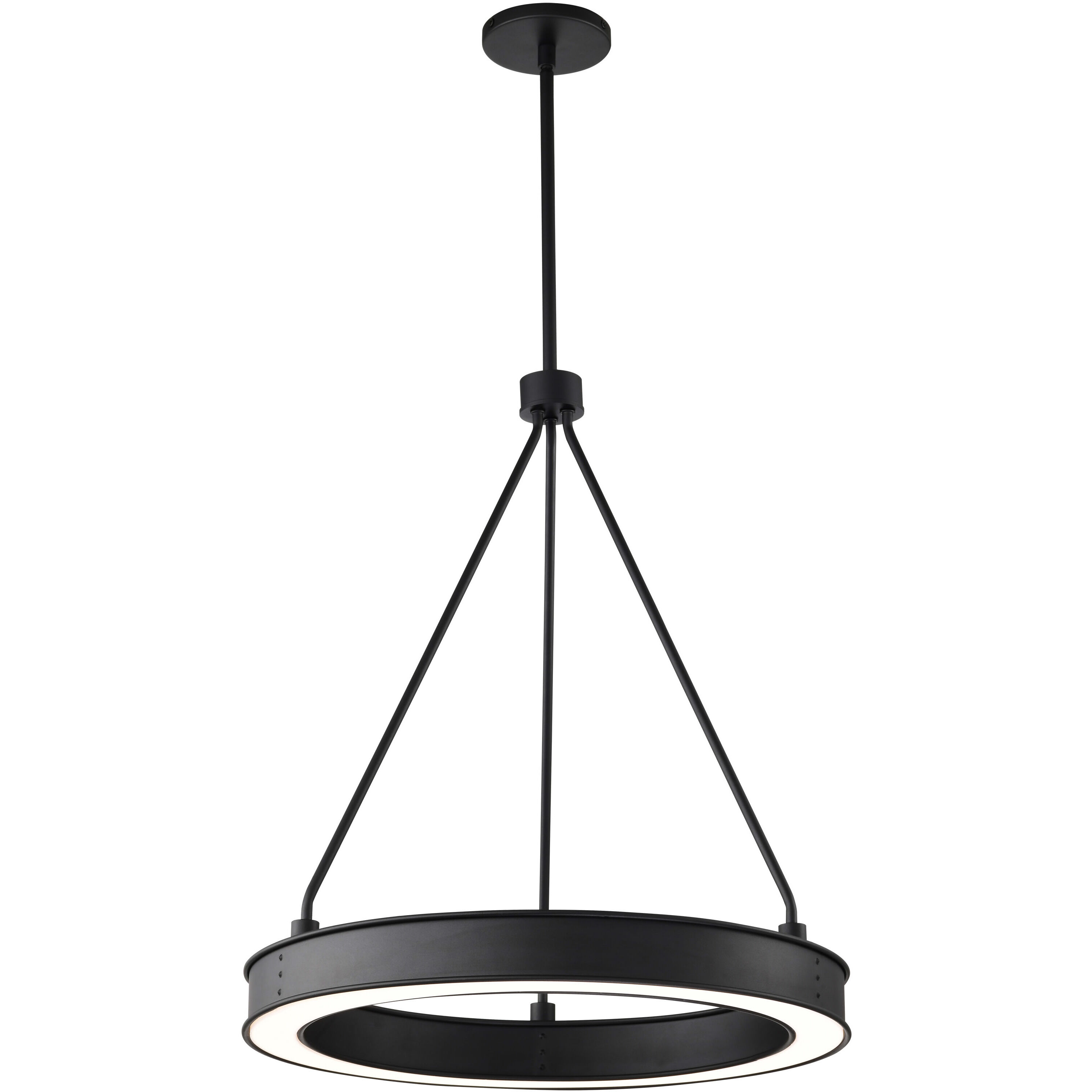 Longford LED 20.13 inch Textured Black Pendant Ceiling Light