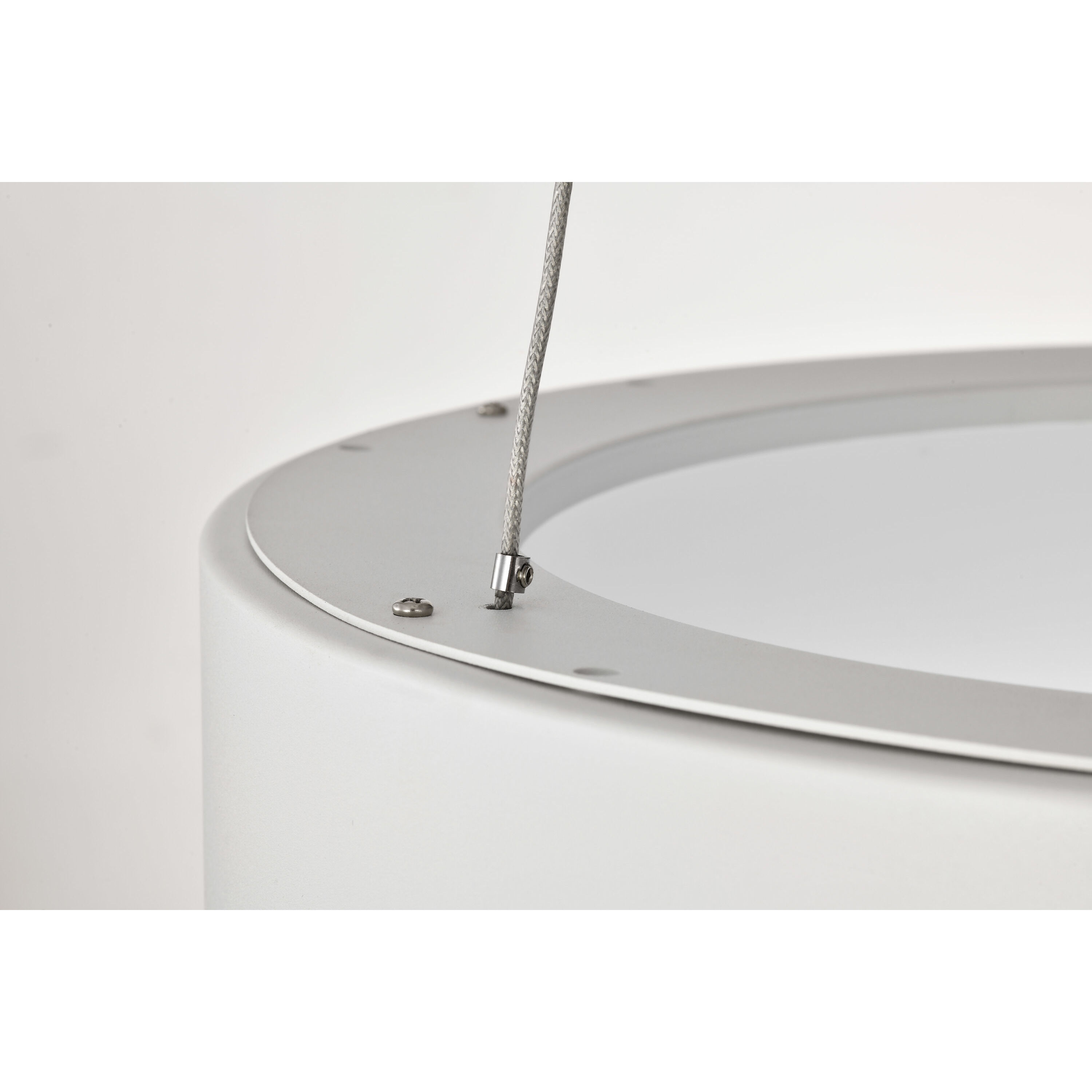 Orbit LED 17.75 inch White Pendant Ceiling Light