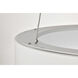 Orbit LED 17.75 inch White Pendant Ceiling Light