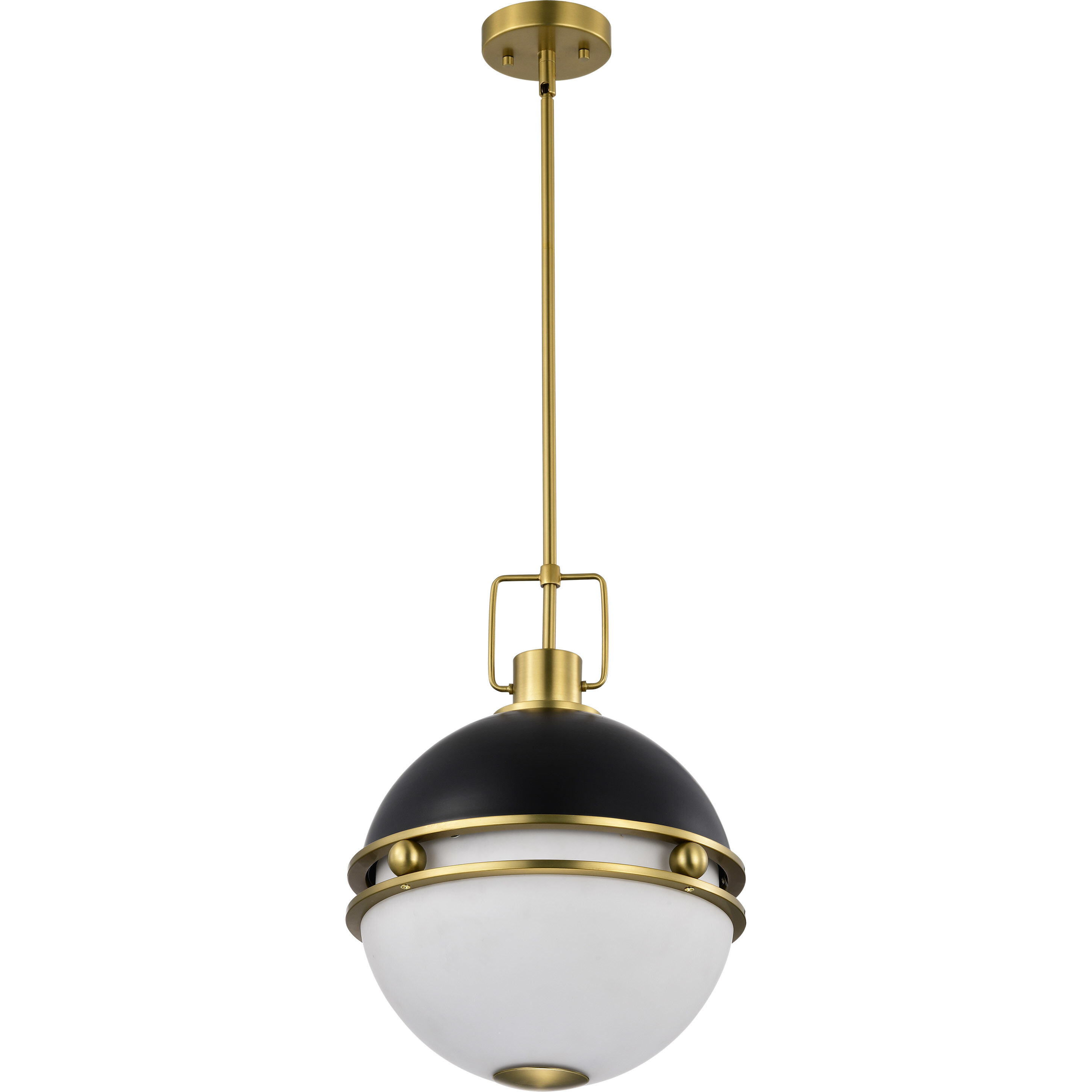 Everton 2 Light 14 inch Matte Black Pendant Ceiling Light