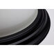 Brentwood 3 Light 15.25 inch Matte Black Flush Mount Ceiling Light