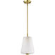 Lune 8 inch Vintage Brass Pendant Ceiling Light