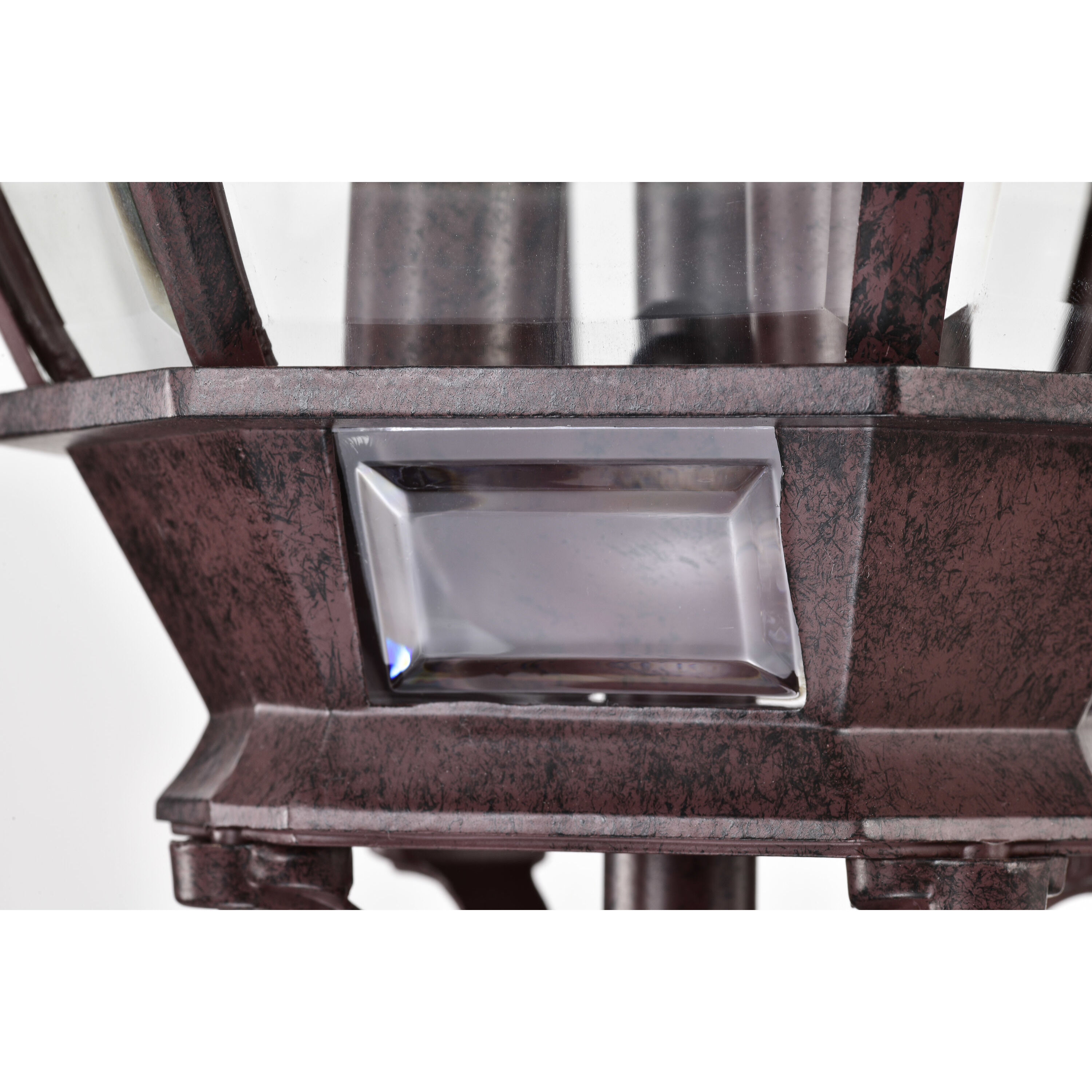 Central Park 3 Light 21 inch Old Bronze Outdoor Post Lantern