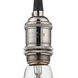 Vintage 1 Light 4.88 inch Polished Nickel Pendant Ceiling Light