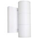 Brentwood LED 7 inch White Outdoor Wall Sconce, Small