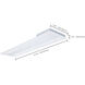 ColorQuick;PowerQuick LED 11.93 inch White Troffer Ceiling Light