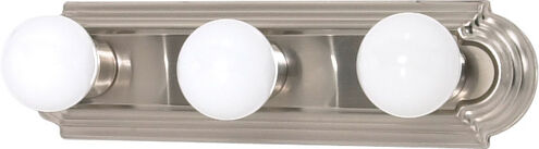 Signature 3 Light 18 inch Brushed Nickel Vanity & Wall Wall Light