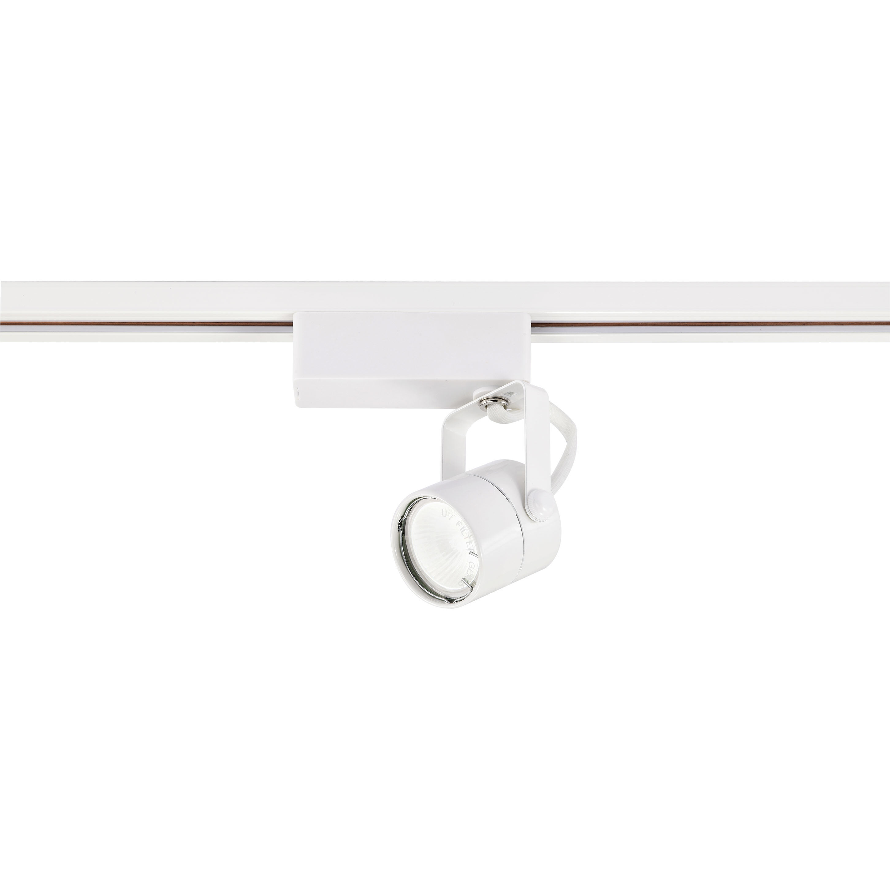 Brentwood 1 Light 12 White Track Lighting Ceiling Light, Round