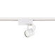 Brentwood 1 Light 12 White Track Lighting Ceiling Light, Round
