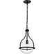 Amado 1 Light 10 inch Matte Black Pendant Ceiling Light