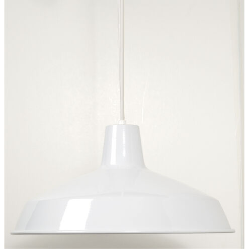 Brentwood 1 Light 16 inch White Pendant Ceiling Light