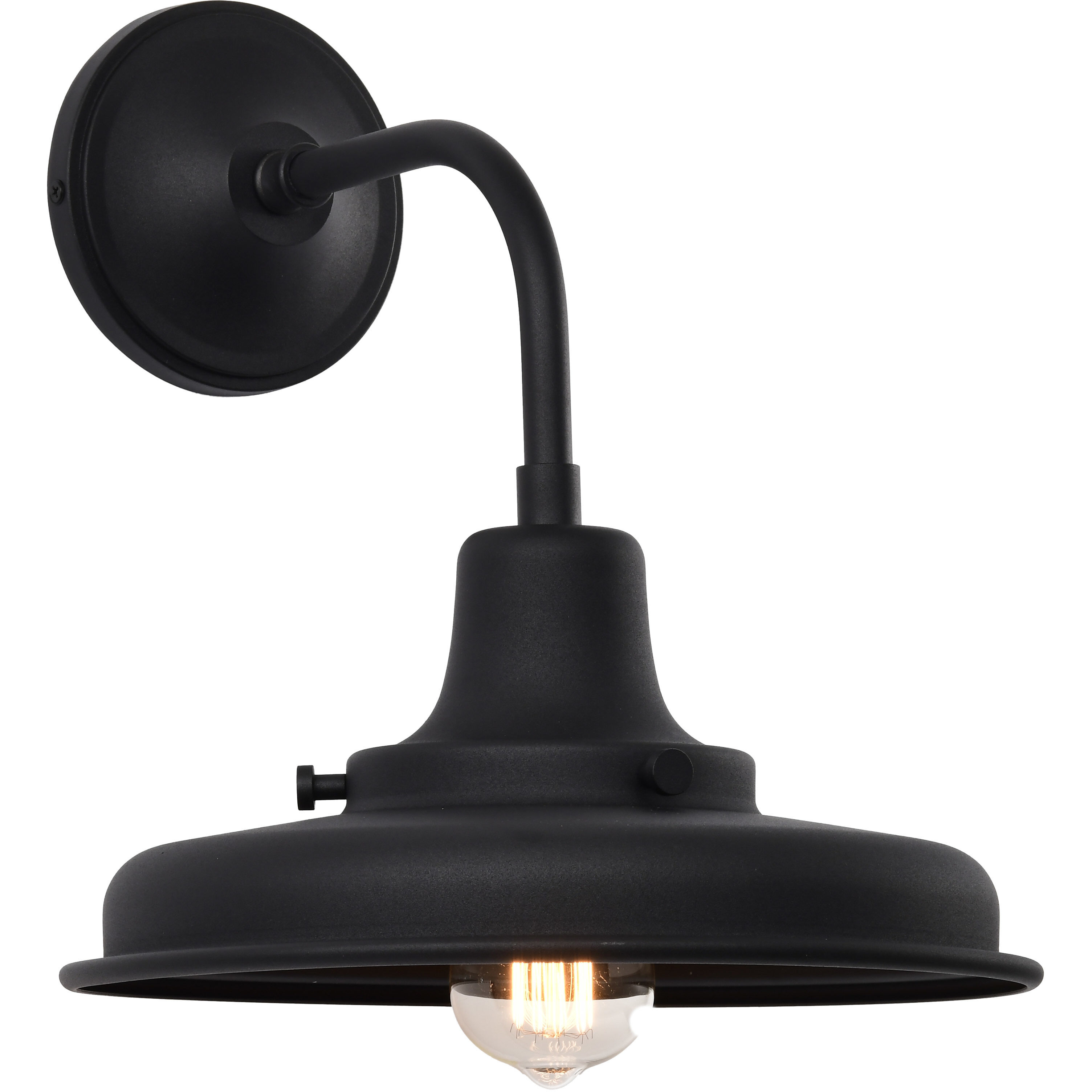 Morris 13.38 inch Black Outdoor Wall Light