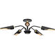 Marc 5 Light 28.5 inch Matte Black Chandelier Ceiling Light