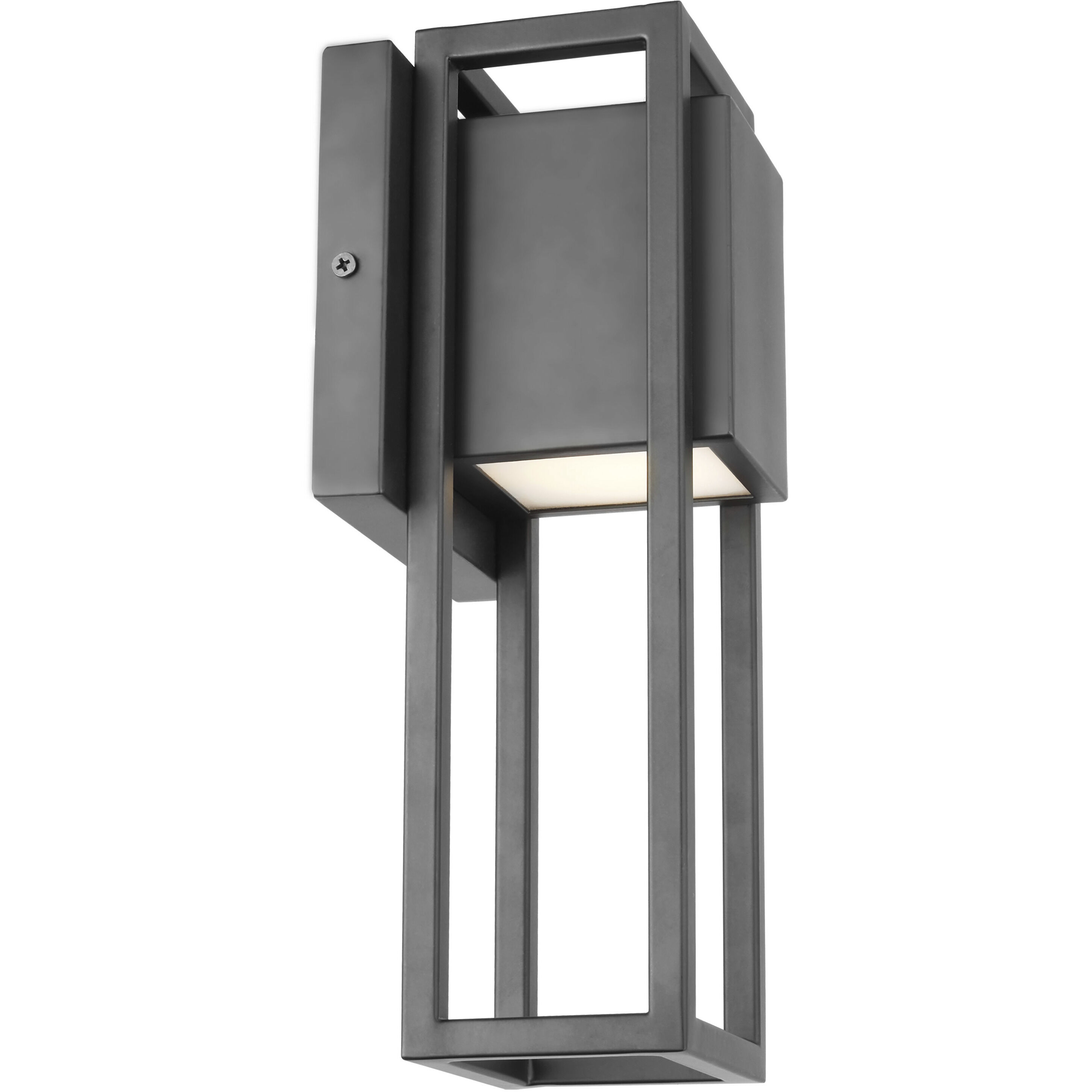 Supreme LED 11 inch Matte Black Outdoor Wall Sconce