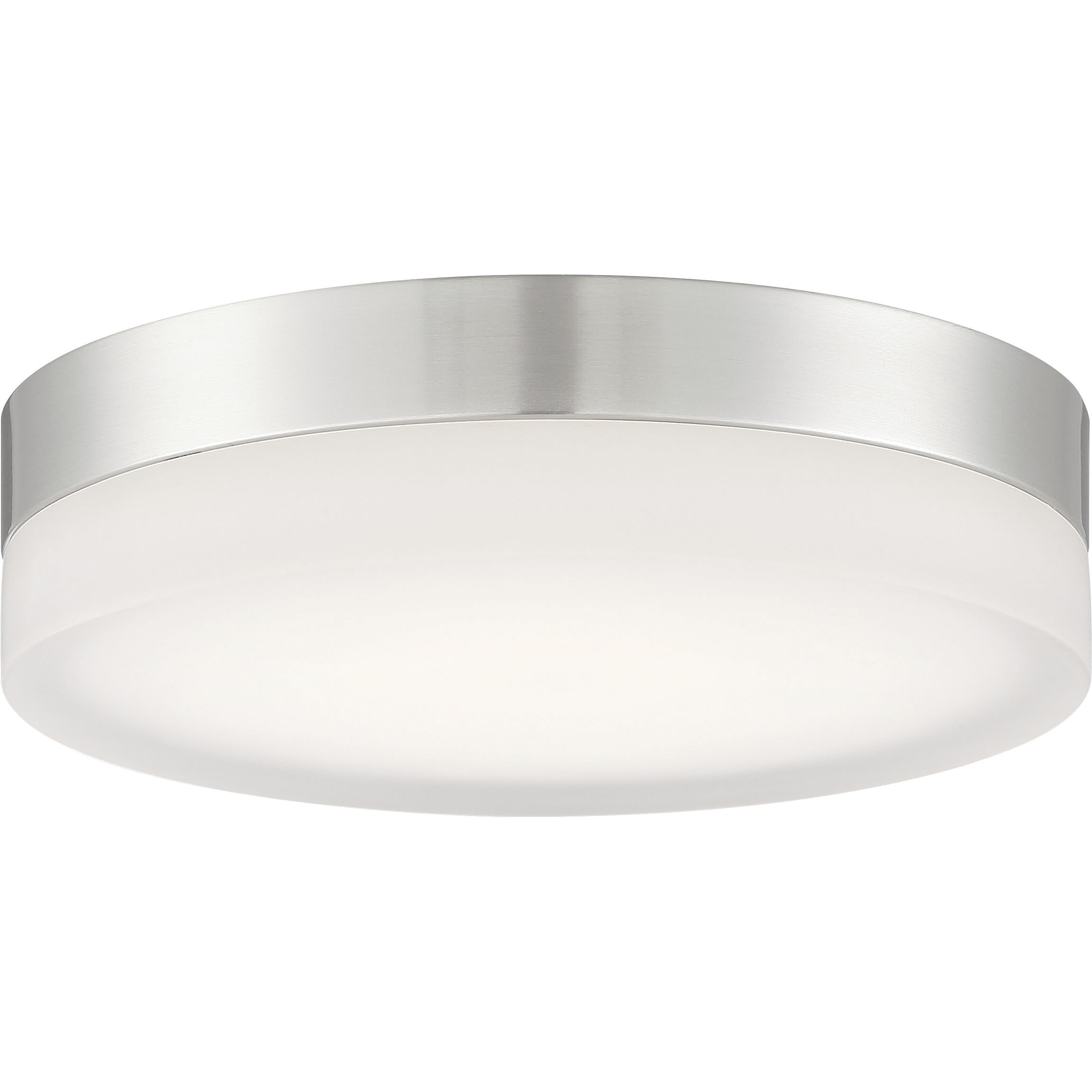 Pi LED 11 inch Brushed Nickel Flush Mount Ceiling Light