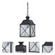 Wingate 1 Light 9.88 inch Textured Black Outdoor Hanging Lantern