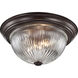 Brentwood 2 Light 13 inch Old Bronze Flush Mount Ceiling Light