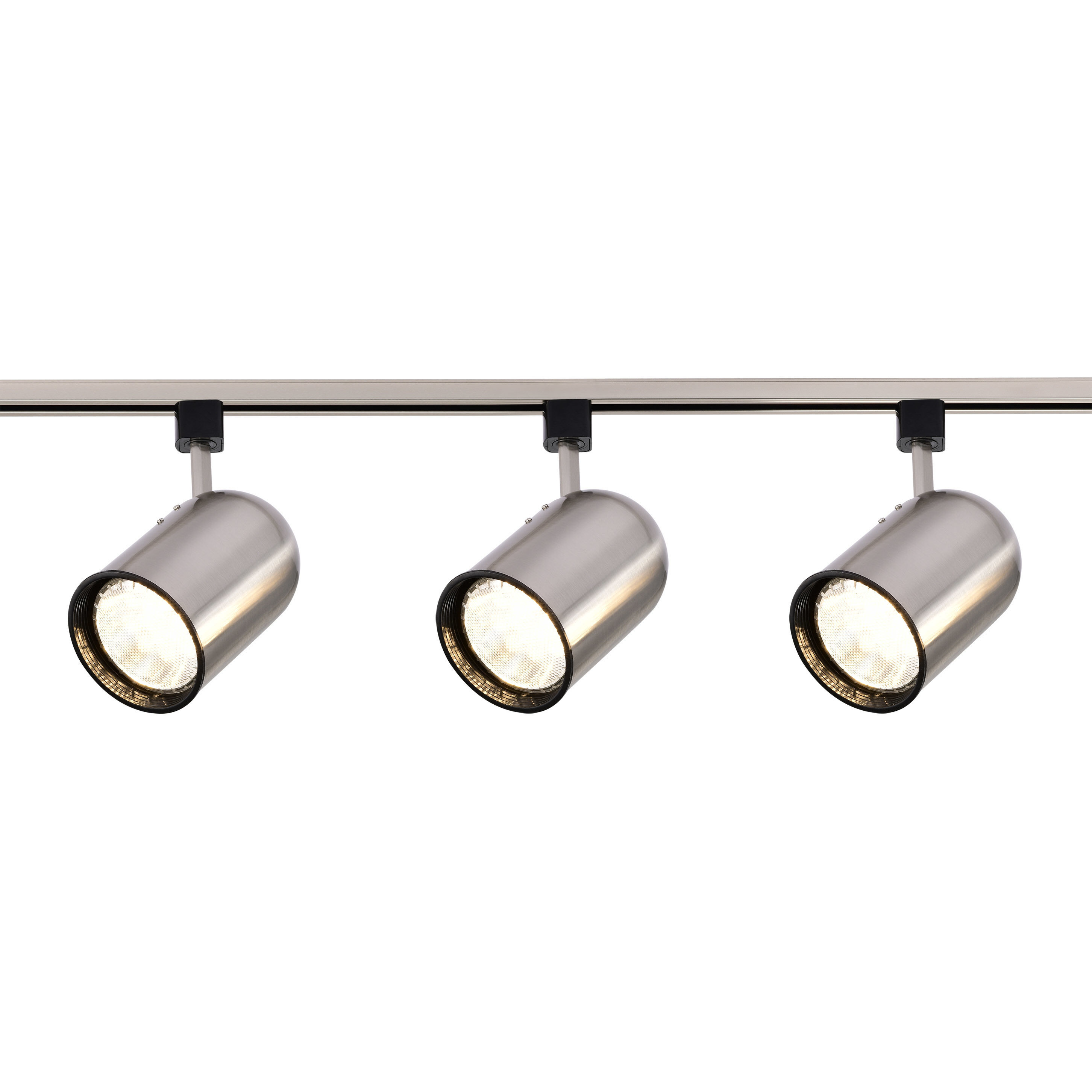 Brentwood 3 Light 120V Brushed Nickel Track Lighting Ceiling Light