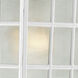 Adams 1 Light 13.75 inch White Outdoor Wall Lantern