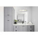 Bowman LED 24 inch Brushed Nickel Vanity Light Wall Light