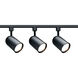 Brentwood 3 Light 120V Black Track Lighting Ceiling Light